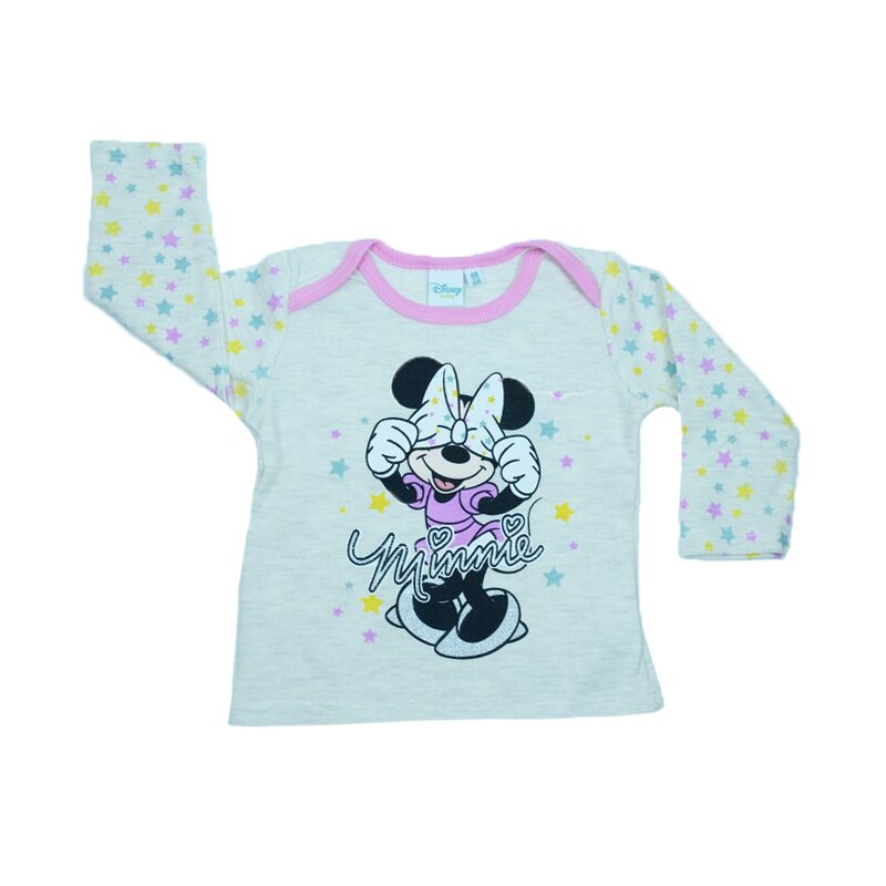Bluza cu maneca lunga pentru fete E Plus M Minnie Mouse BFD-03, Gri